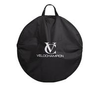 VeloChampion Borsa Porta Ruota Bici Impermeabile | Mountain bike, bici da corsa o gravel | 650b, 700c, custodia da viaggio per il trasporto di ruote da 26", 27,5" e 29" (Nero, 73cm (Strada) x1)