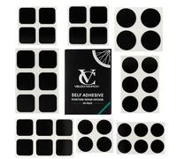 VeloChampion Kit di Riparazione forature Toppe autoadesive per Pneumatici da Bici per Strada, MTB, BMX, ebike | per forature per Biciclette (40pk Toppe)