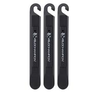 VeloChampion Kit Riparazione Forature per Bicicletta con Toppe Autoadesive e Leve Smontacopertoni a Scelta. Kit Antiforatura per Bici da Strada, MTB ed e-bike. (3 Leve Smontacopertoni)