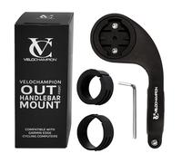VeloChampion Supporto Manubrio per Bicicletta | Compatibile con Garmin 130, 530, 540, 820, 830, 840, 1030, 1040 Solar, Edge, Explore | Per larghezze manubrio da 26 a 35 mm