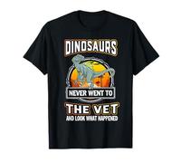 Velociraptor Dinosaurs Never Went To The Vet Veterinarian Maglietta