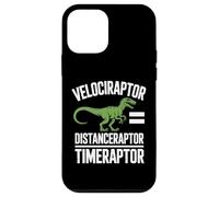 Velociraptor Distanceraptor Timeraptor Dinosaur Racing Fun Custodia per iPhone 12 mini