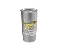Velociraptor Velociraptor Nerdy - Regalo per insegnante di fisica e matematica Bicchiere termico in acciaio inox doppia parete