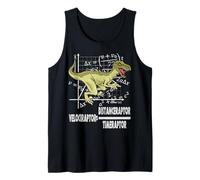 Velociraptor Velociraptor Nerdy - Regalo per Insegnante di Fisica e Matematica Canotta