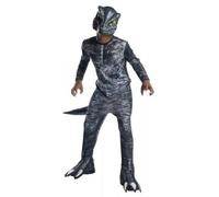 Rubies Costume Velociraptor Classic per bambini, Tuta, copristivali, coda e masc