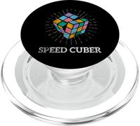 Velocità Cuber 3x3 Puzzle Matematica Gioco Rubici Cube Master PopSockets PopGrip per MagSafe