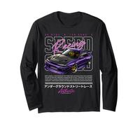 velocità Giapponese JDM Tokyo Shibuya Drift Race Street King Maglia a Manica