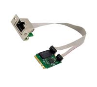 Velocità M.2 A+E 2.5G Adattatore Ethernet 2.5G/1G/100M Multi-Gigabit M.2 Scheda di Rete 8125BCOM Scheda di Controllo Industriale M.2 A+E Adattatore 2.5G