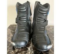 Velocità Maxx Corto Pelle Cruiser Motocicletta Stivali Uomo Bambini Donna