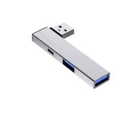 Velocità USB3.0 Hub USB a Tipo C +2 Port Extension Adapter Con USB3. USB2. Porta per Ampia Compatibilità Hub Con Tipo C