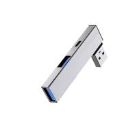 Velocità USB3.0 Hub USB a Tipo C +2 Port Extension Adapter Con USB3. USB2. Porta per Ampia Compatibilità Hub Con Tipo C