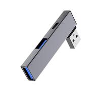 Velocità USB3.0 Hub USB a Tipo C +2 Port Extension Adapter Con USB3. USB2. Porta per Ampia Compatibilità Hub Con Tipo C