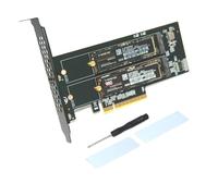 Velocità veloce PCIe a 2 porte due NVME M convertitori scheda PCB tecnologia per trasferimento dati stabile