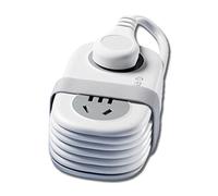 Velocitybe 7 in 1 Power Strip,7 in 1 Power Strip,4 Outlets 3 Usb Ports,Travel Powers Strips with USB C,for Home,Office,Travel or College Dorm (White)
