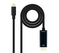 Velocraze Cavo convertitore da USB-C a HDMI Maschio, lunghezza 3,0 m, ideale per collegare dispositivi a schermi ad alta definizione.