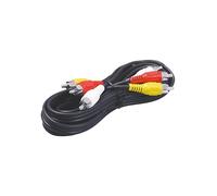 Velocraze Connessione A/V - cavo da 3 rca maschio a 3 rca maschio, lunghezza 1,5 m, ideale per trasmettere audio e video tra dispositivi.