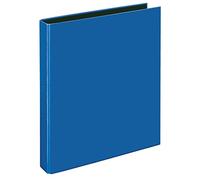 VELOFLEX 1141250 - Raccoglitore ad anelli VELOCOLOR Classic, raccoglitore ad anelli, cartella, DIN A4, meccanismo a 2 anelli, 255 x 318 x 45 mm, blu, 1 pezzo