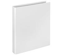 VELOFLEX 1143090 - Raccoglitore ad anelli di base, raccoglitore ad anelli, cartella, DIN A4, 265 x 315 x 45 mm, meccanismo ad anelli 2-D, cartone, bianco