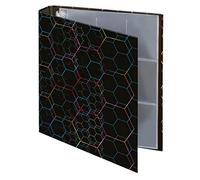 VELOFLEX 1143980 - Raccoglitore ad anelli DIN A4 con 10 tasche, meccanismo a 4 anelli, altezza di riempimento 25 mm, raccoglitore ad anelli, cartella per carte collezionabili