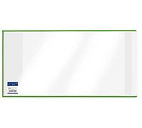 Veloflex 1540295 - Custodia per libro, 295 x 540 mm, in pellicola di polipropilene, con linguetta trasparente, 10 pezzi