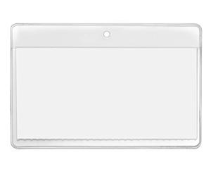 Veloflex 2020800 - Targhette per nome, 100 pezzi, 90 x 54 mm, in PVC duro