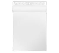VELOFLEX 3307010 - Tasca porta display DIN A7, coperchio di protezione, coperchio per display, coperchio per appendere, trasparente, 10 pezzi