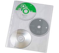 Veloflex 4359000 Binder Case 3DISCOS Trasparente, Colore: Bianco Custodia per CD/Dvd - Buste per Dischi ottici (Binder Case, 3 Dischi, Trasparente, Bianco, PVC, 120 mm, 1 Pezzo (S)
