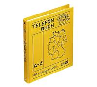 Veloflex 5158000 Rubrica Telefonica ad Anelli, Formato A5, colore: Giallo - NUOV