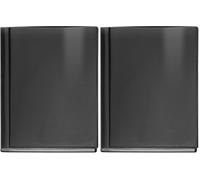 VELOFLEX - Album Diamond DIN A4 con 24 buste trasparenti, nero (Confezione da 2)