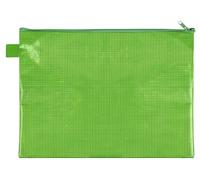VELOFLEX 2704040 - Tasca A4 con cerniera, verde, in materiale EVA rinforzato con tessuto, 1 tasca per documenti
