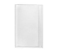 VELOFLEX - Busta doppia 3 parti in pellicola PP, 215 x 115 mm, 20 pezzi | Trasparente, una tasca a sinistra e a destra, per libretto di circolazione, patente di guida e tessera del donatore di sangue