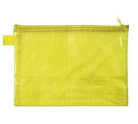 VELOFLEX 2705010 - Tasca con cerniera DIN A5, gialla, in materiale EVA rinforzato con tessuto, 1 tasca per documenti
