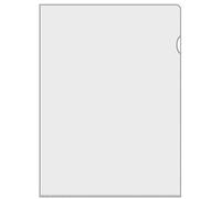 VELOFLEX - Buste documenti A5 in PVC rigido 130 my, 100 pezzi