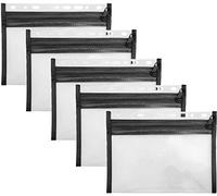 Veloflex Cartellina portadocumenti Velobag, raccoglitore portadocumenti (nero, XXS, A5, confezione da 5)