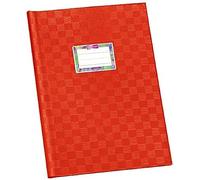 VELOFLEX - Copertina per quaderno DIN A4 in PP, rossa, 25 pezzi