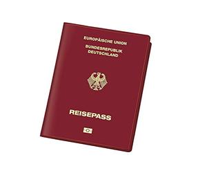 VELOFLEX - Custodia per passaporto Document Safe 100 x 135 mm, rosso vino | Protezione RFID/NFC, in PVC e pellicola speciale, adatta per passaporti elettronici con chip RFID, protegge i dati personali
