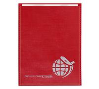 VELOFLEX Document Safe 3257800 - Custodia per passaporto, protezione RFID/NFC, 100 x 128 mm, colore: Rosso