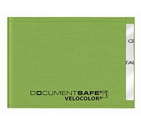 VELOFLEX Document Safe 3271341 - Custodia per carte di credito, protezione RFID/NFC, blocco RFID, 90 x 63 mm, verde, 1 pezzo