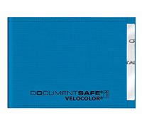 VELOFLEX Document Safe 3271351 - Custodia per carte di credito, protezione RFID/NFC, blocco RFID, 90 x 63 mm, colore: Blu