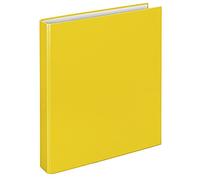 VELOFLEX GMBH 1141 Basic - Raccoglitore ad anelli formato A4, con 2 anelli giallo