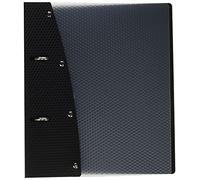 VELOFLEX GMBH 1151480 - Raccoglitore ad anelli Diamond, formato DIN A5, meccanismo a 2 anelli, 20 mm, in plastica di polipropilene, 1 pezzo, colore: nero