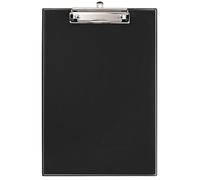 VELOFLEX - Pannello di scrittura DIN A4 in PVC con clip speciale, nero