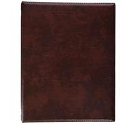 Veloflex Quaderno ad anelli A4 Exquisit, 4 anelli, in Finta Pelle, colore: Marrone