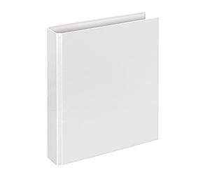 VELOFLEX - Raccoglitore ad anelli Basic A5 meccanismo a 4 anelli, bianco