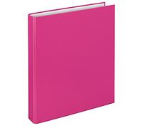 Veloflex 1141 Basic - Raccoglitore ad anelli formato A4, con 2 anelli rosa