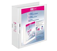 Veloflex 1139190 - Quaderno ad anelli Velodur, formato DIN A4, colore bianco