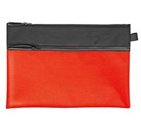 Veloflex Velobag Combi 2724220 - Borsa da trasporto in tessuto resistente, formato DIN A4, adatta per formati 330 x 220 mm, con chiusura lampo in plastica, con tasca aggiuntiva con cerniera
