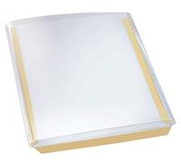 Veloflex VELOCOLOR 2404005 Busta a Soffietto, 5er, formato A4, in PVC, autoadesivi trasparenti