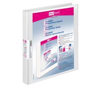 Veloflex Velodur - Raccoglitore ad anelli in polipropilene (PP), bianco, formato A4, 100 fogli, 80 g/m², 5/8