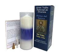 Velon Anima del Ritiro candela potenziata con preghiera per allontanare nemici, invidie o vicini
